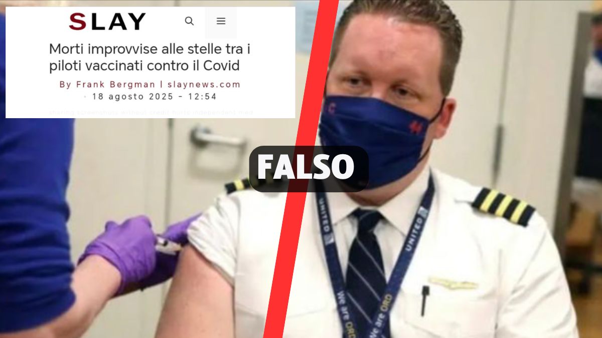 No, non risultano morti improvvise in aumento tra i piloti di linea vaccinati