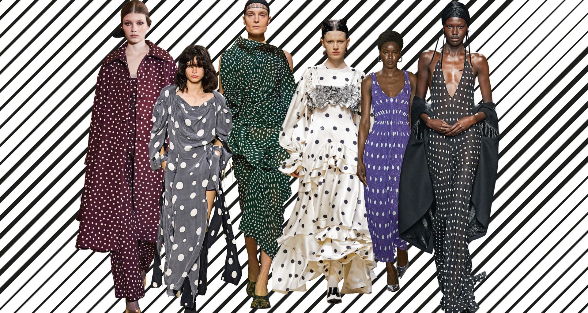 Tendenze moda Autunno-inverno 2025/26: la carica dei pois