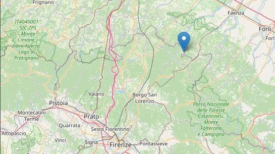 Terremoto Palazzuolo sul Senio oggi: scossa di magnitudo 3.0 avvertita dalla popolazione