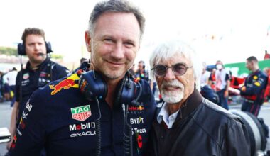 Christian Horner e Bernie Ecclestone sulla griglia di partenza