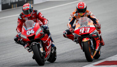 Dovizioso e Marquez
