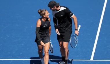 Us Open, i risultati del doppio misto: Errani-Vavassori in semifinale, Musetti eliminato