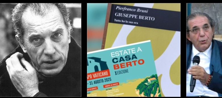 Pierfranco Bruni ospite speciale di Estate a Casa Berto 2025. A Capo Vaticano tra bellezza luoghi e parole