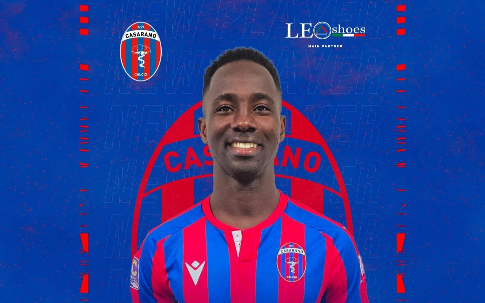 Il Casarano annuncia l'ingaggio dell'ex giallorosso Bright Gyamfi