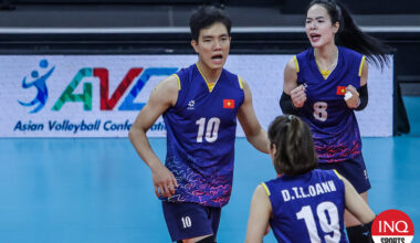Nguyen thi bich tuyen, dal Vietnam, alla Challenge Cup 2024 ARVC contro il Kazakistan