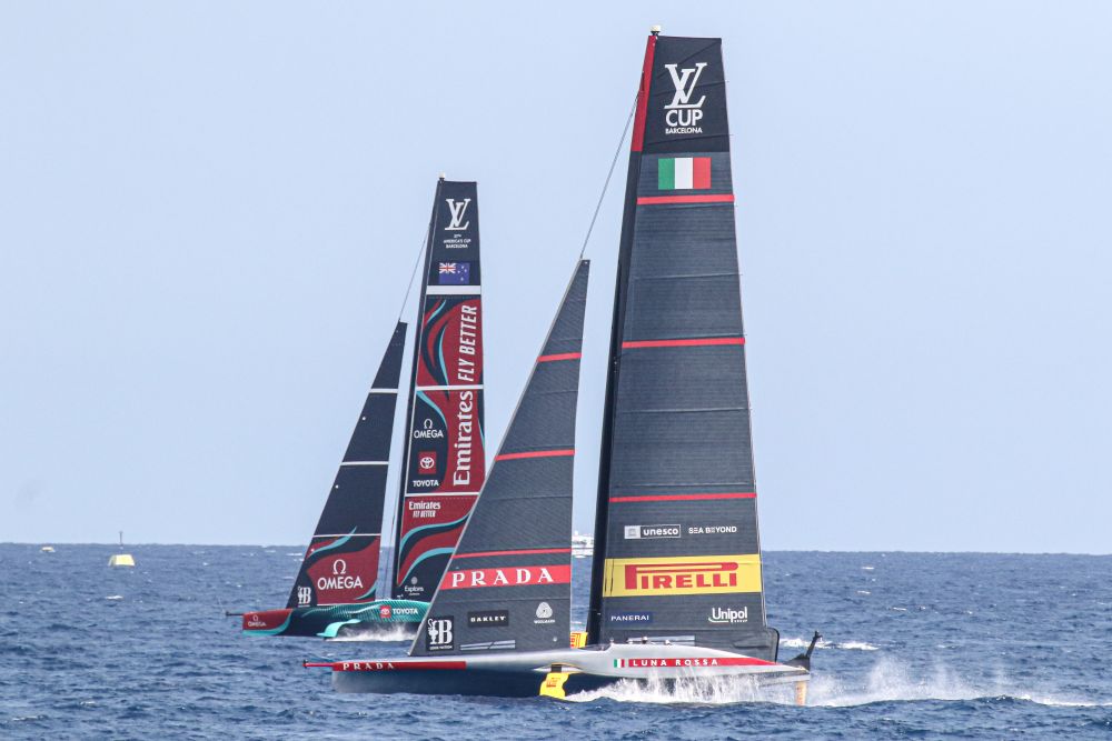 Luna Rossa e New Zealand
