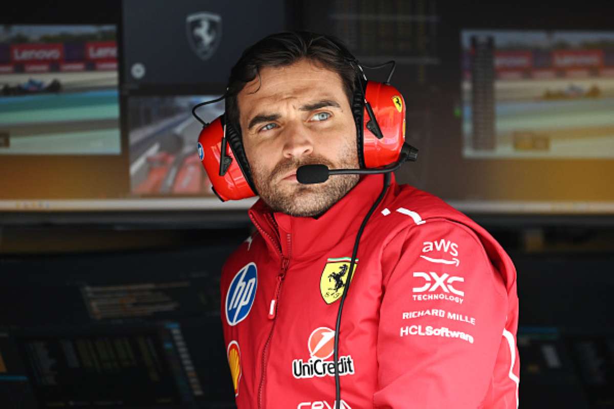 Jerome D'Ambrosio al muretto Ferrari