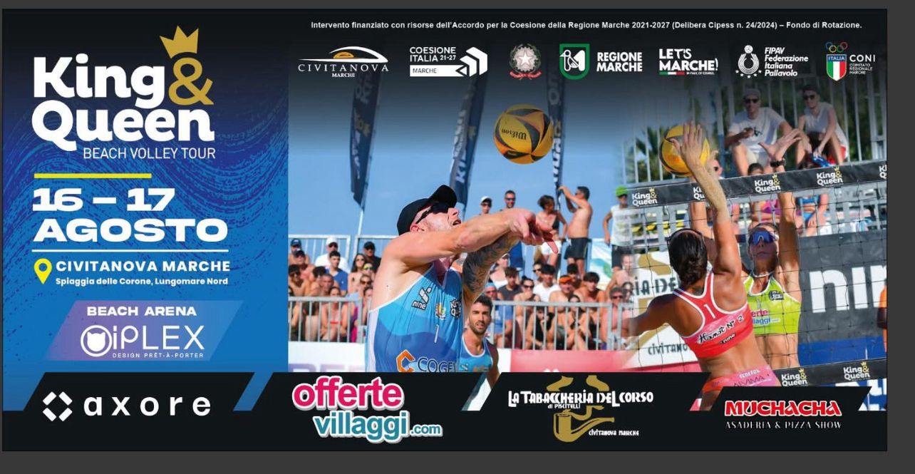 King&Queen Beach Volley: due giorni di spettacolo sulla Spiaggia delle Corone in diretta su OA Sport Tv