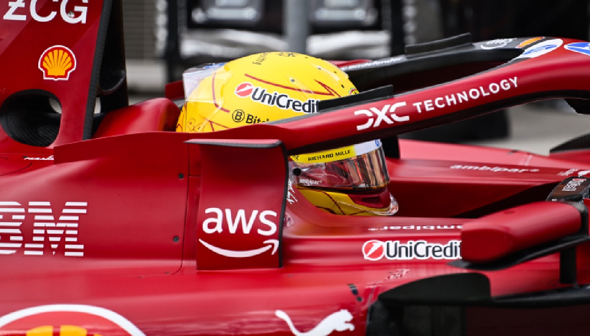 Lewis impara a gestire la Ferrari