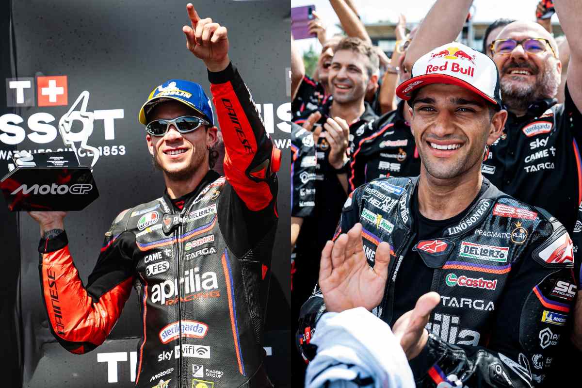 Marco Bezzecchi e Jorge Martin piloti Aprilia MotoGP