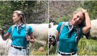Martina Colombari parteciperà a Ballando con le stelle. Il divertente annuncio in montagna tra le capre
