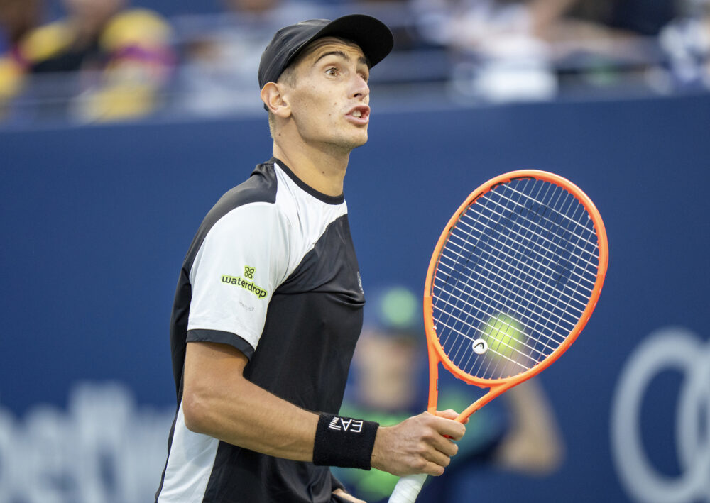 l'argentino recupera subito il break