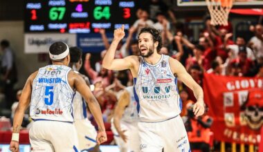 Basket Serie A, i risultati della 27ª giornata: Bologna e Trapani vincono ancora, Reggio Emilia e Trento ai playoff