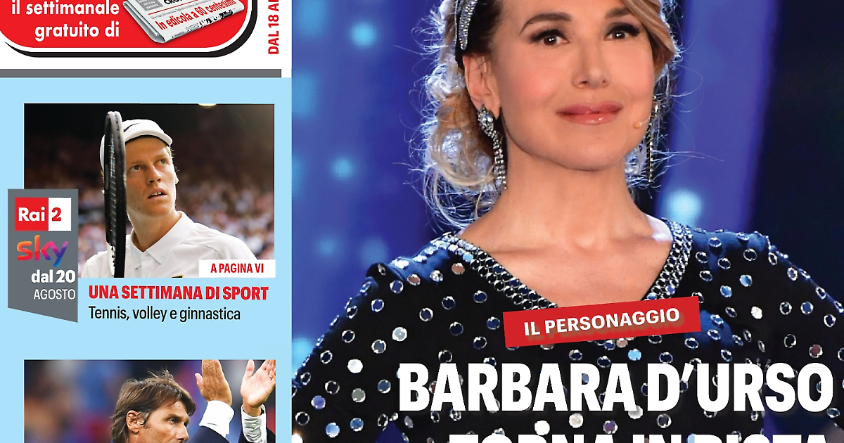 TUTTO IN TV: Barbara D'Urso torna in Rai - Foto 1 di 13 - Torino Cronaca