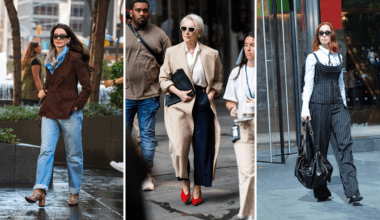 Il Diavolo veste Prada 2, i look mannish dal set del film