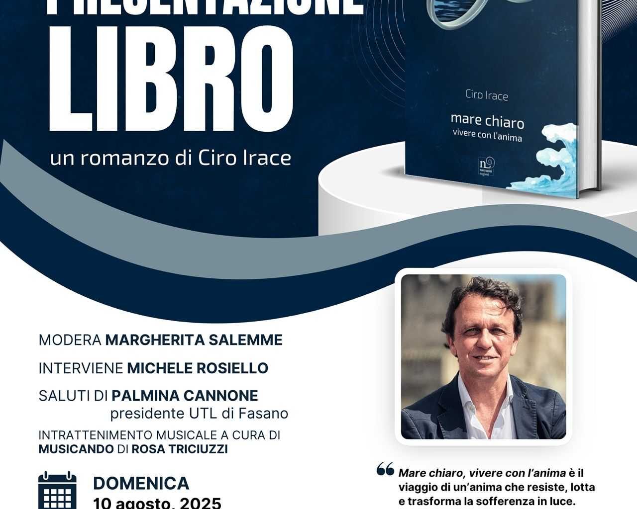 L’UTL “S. Francesco d’Assisi” incontra lo scrittore Ciro Irace