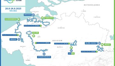 Renewi Tour 2025, il percorso (Altimetrie e Planimetrie)
