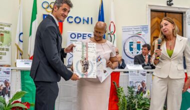 Riccardo Robuschi riceve a Roma il premio “Ambassador of Freedom per lo Sport”