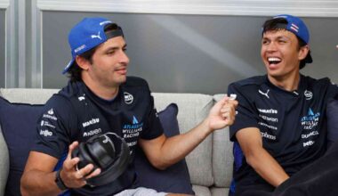 Carlos Sainz e Alex Albon