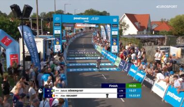 Giro di Danimarca 2025, Jakob Söderqvist conquista la crono - Mads Pedersen (3°) resta al comando della generale