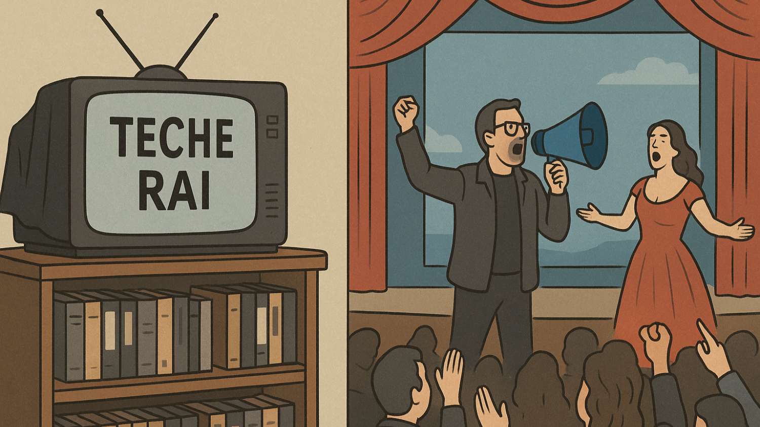 Il tempo immobile della televisione e il tempo vivo dell’opera – Connessi all'Opera