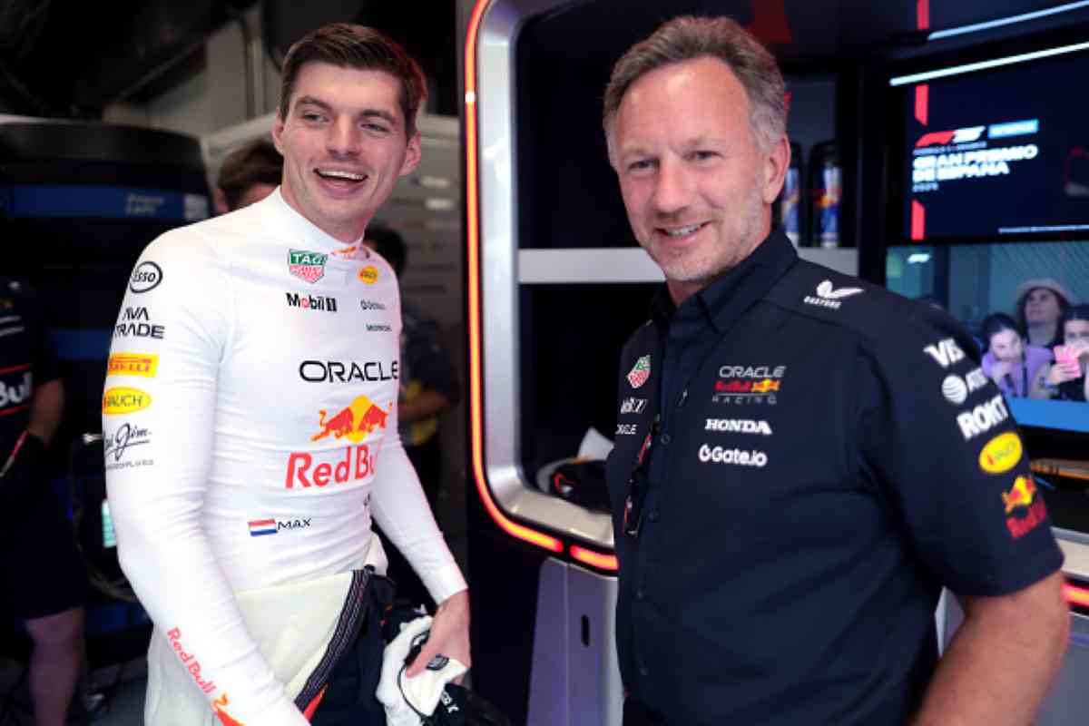 Verstappen e Horner
