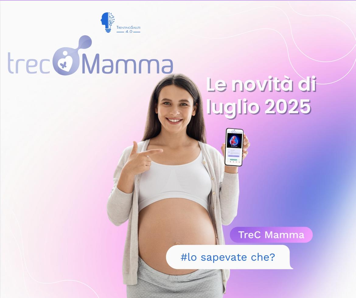 attività motoria, nutrizione e canale News per le future e neomamme trentine