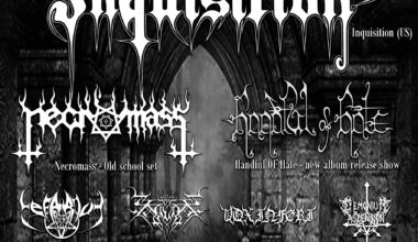 a gennaio la terza edizione con INQUISITION, NECROMASS e altri