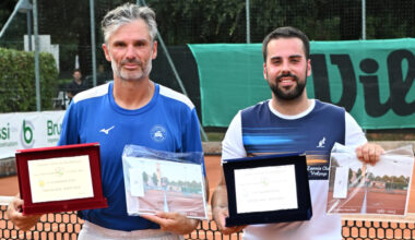 Tennis, Enrico Moretti vince contro Simone Martin a Visnadello