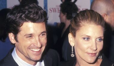 La foto del matrimonio di Patrick Dempsey e la moglie Jillian Fink nel 1999