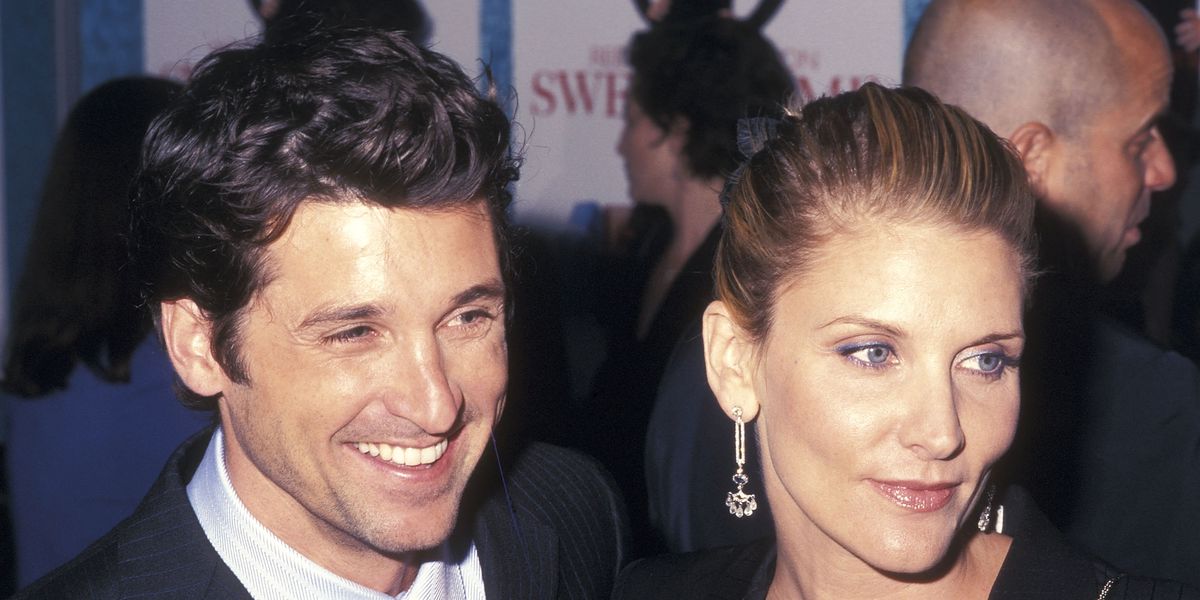 La foto del matrimonio di Patrick Dempsey e la moglie Jillian Fink nel 1999