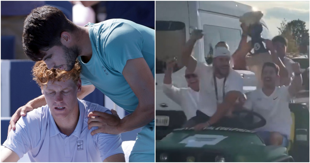 polemiche sui social per video della vittoria