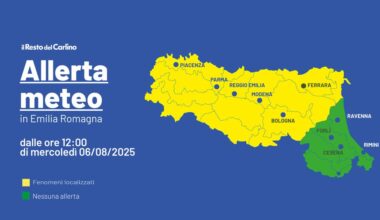 Allerta gialla temporali in Emilia Romagna poi il grande caldo: dove e quando