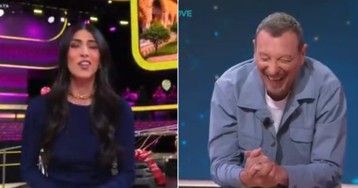la gaffe di Giulia Salemi a The Cage è virale. E Amadeus reagisce così