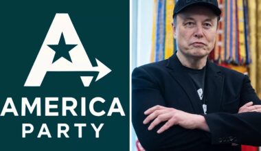 america party elon musk logo