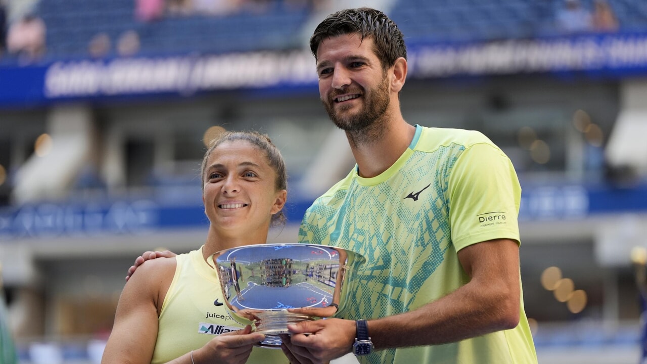 Andrea Vavassori vince di nuovo lo Us Open di tennis nel doppio misto con Sara Errani