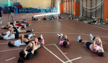 ragazze della Vbc al lavoro per tre settimane a Forte dei Marmi