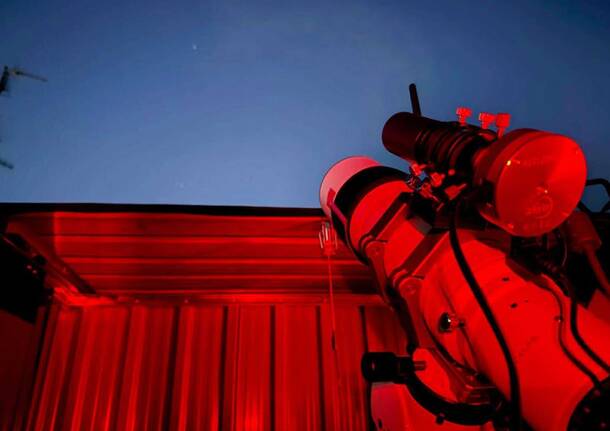 Astrofotografo Vanzaghello  (foto di Stefano Pizzeghello)