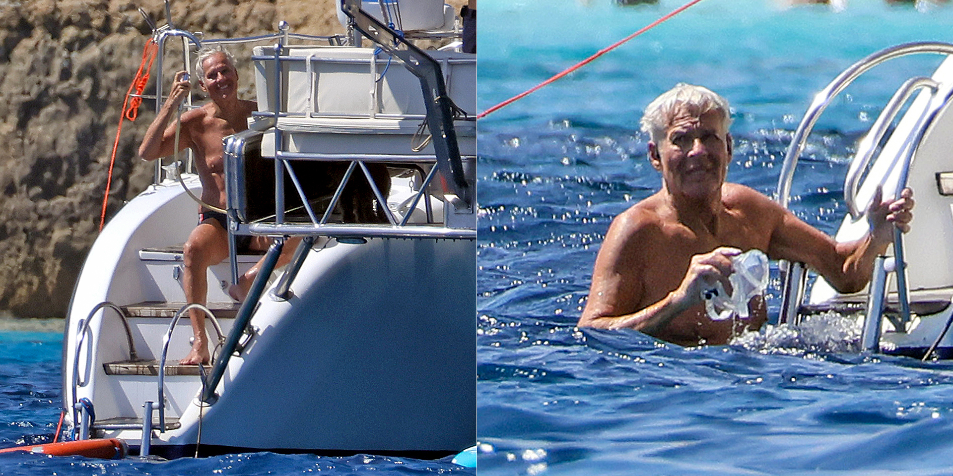 Claudio Baglioni, strada facendo finisce sempre in mare... a Lampedusa