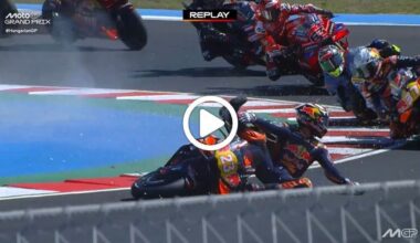 GP Ungheria Gara: che rischio Bastianini [VIDEO]