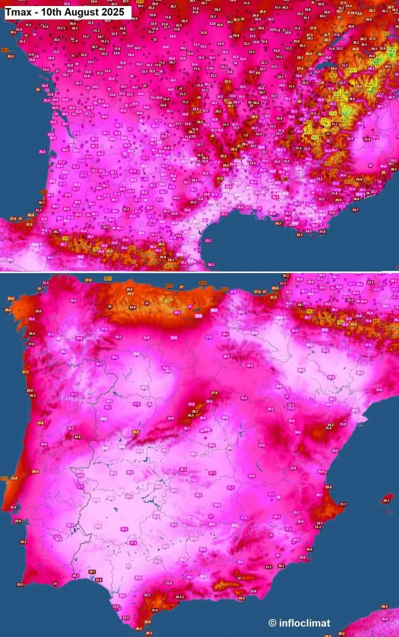 caldo spagna francia