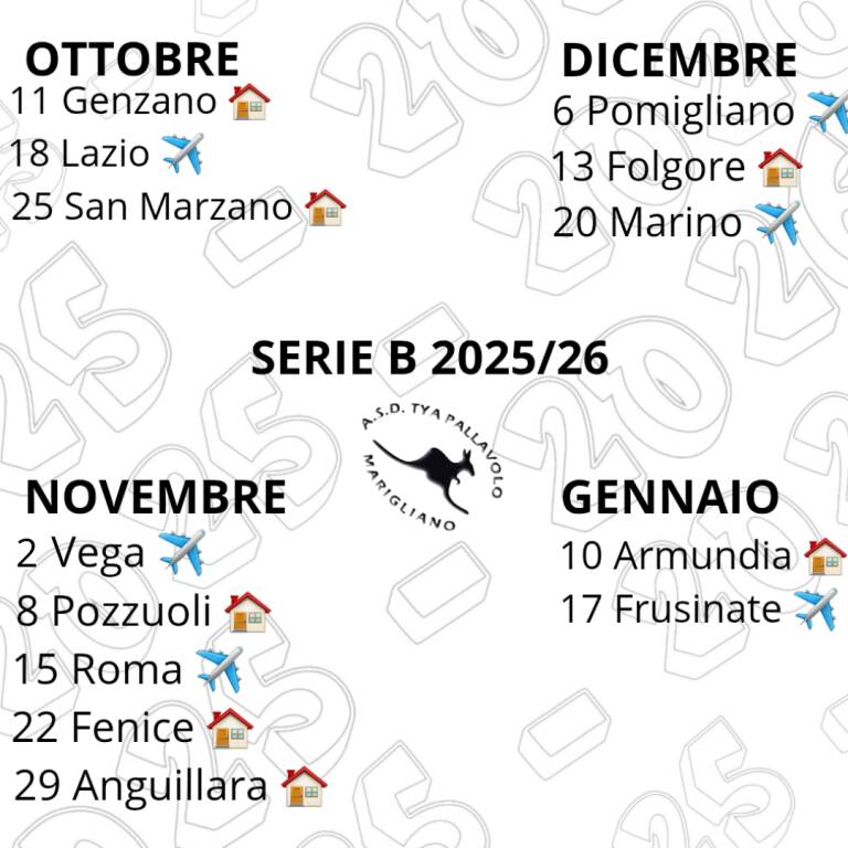 Calendario Tya