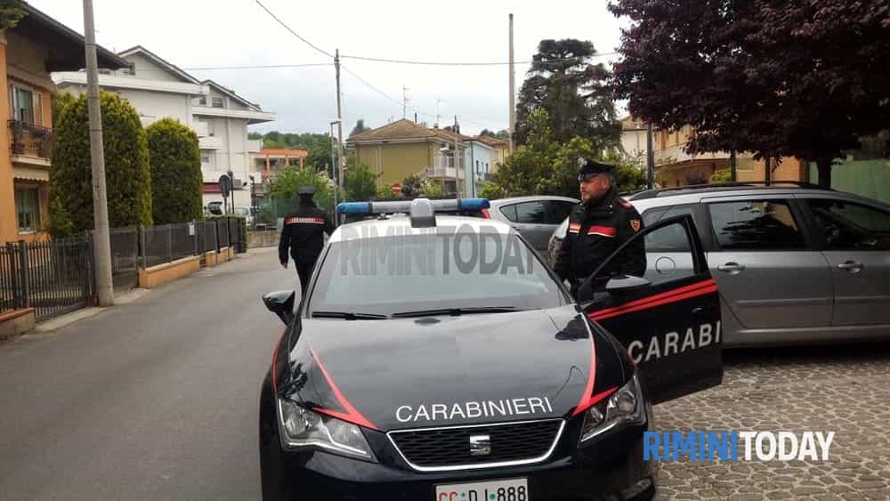 indagini in corso dei carabinieri