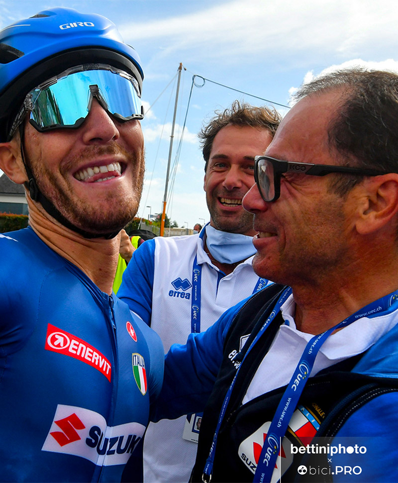 Giacomo Nizzolo, Davide Cassani, europei Plouay 2020