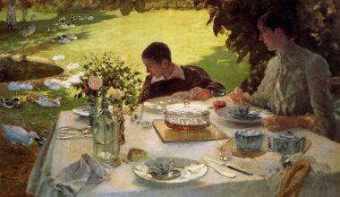 Colazione in giardino