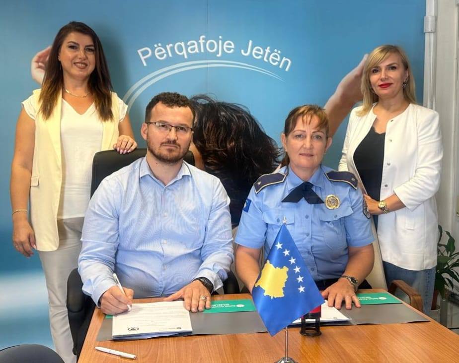 L'Associazione delle donne della polizia del Kosovo firma un accordo di cooperazione con l'ospedale americano in Kosovo