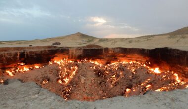 Turkmenistan, addio alle fiamme eterne del cratere di Darvaza