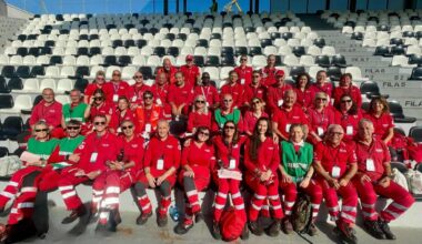 Croce Rossa allo stadio