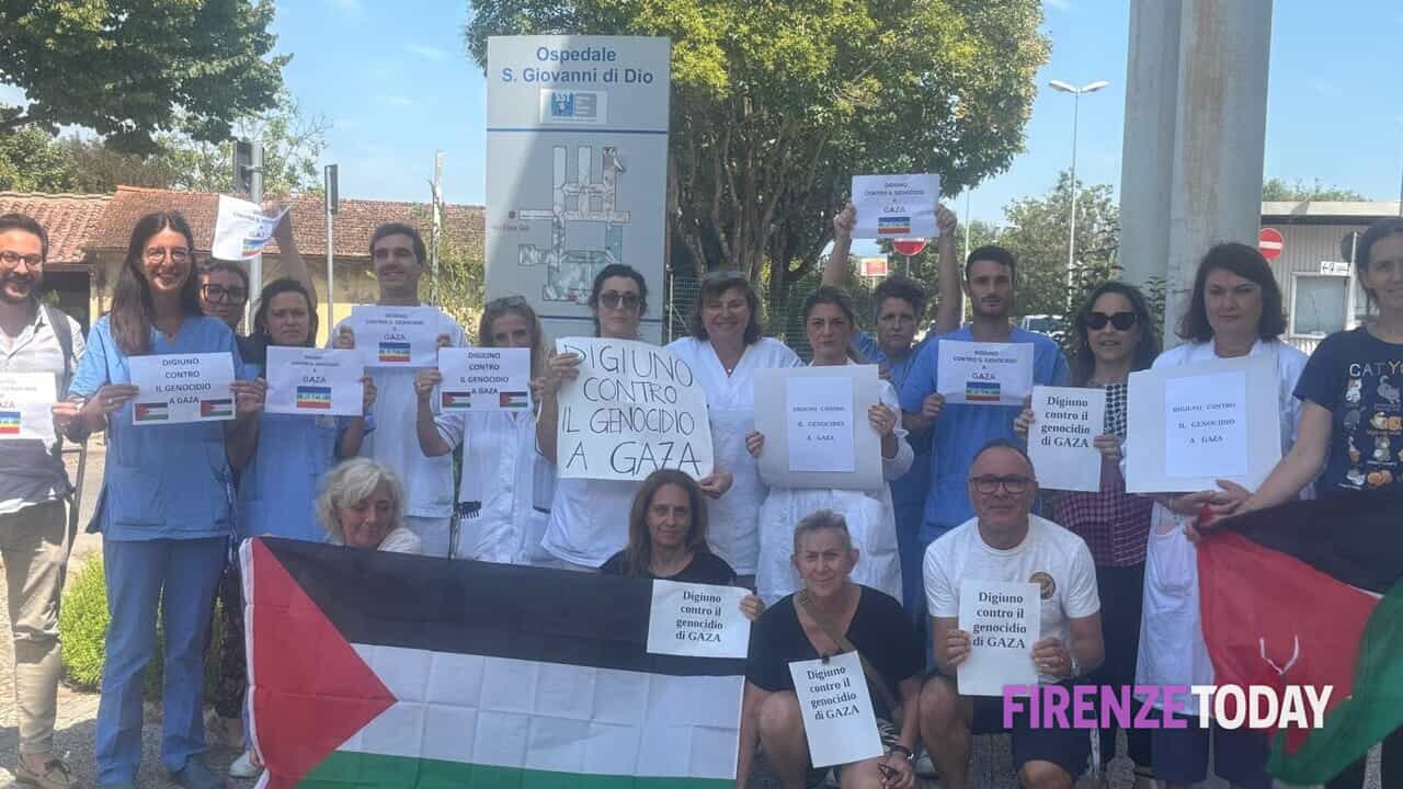 Anche a Firenze adesione in massa al digiuno per Gaza, "contro il genocidio pianificato da Israele"