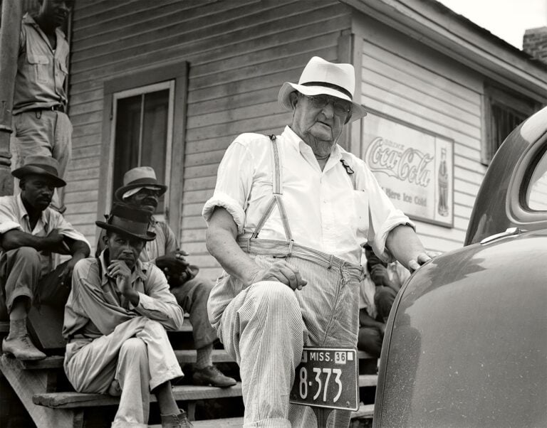Dorothea Lange, Sorvegliante di piantagione, 1936. The New York Public Library - Library of Congress Prints and Photographs Division Washington